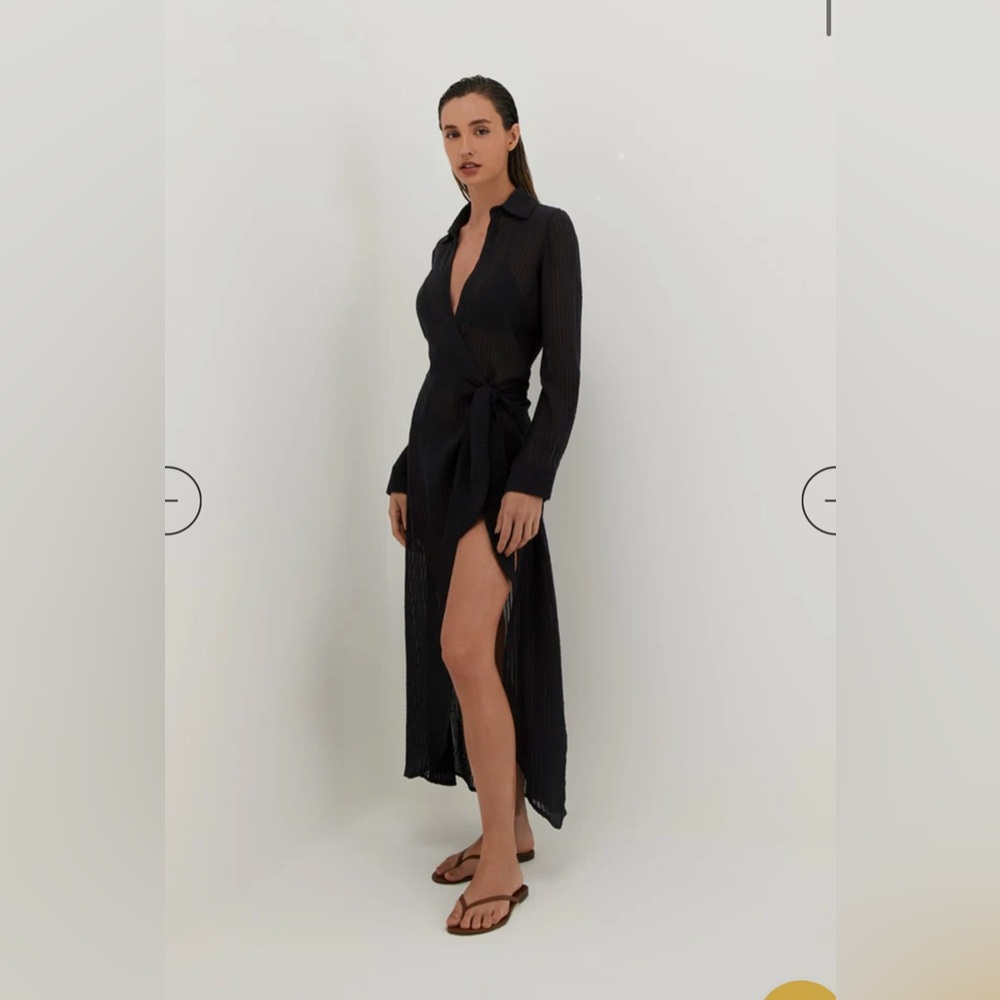 RHODE Black Maxi Dress
